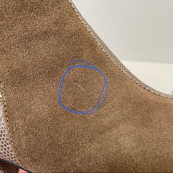 Vince Camuto heeled peep toe shoes sz 6 - Picture 12 of 12